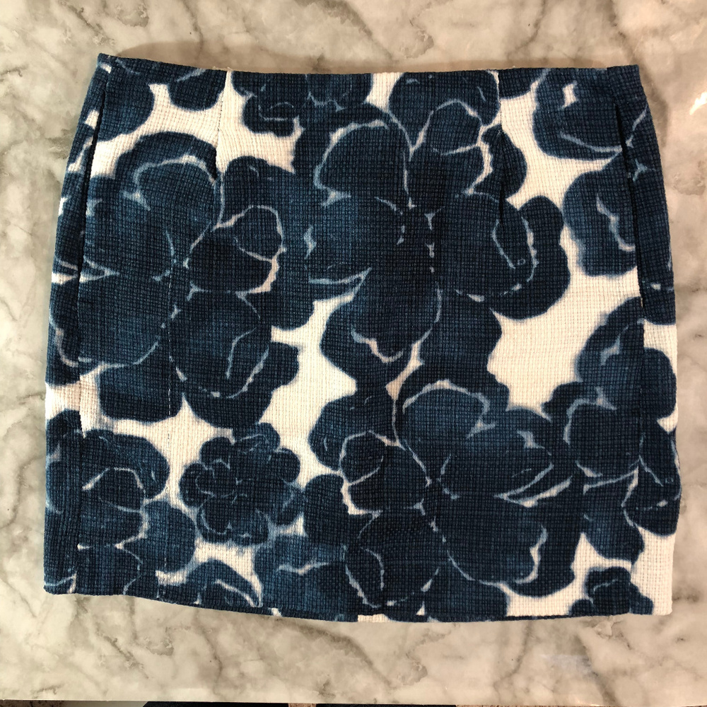 J. Crew Canturbery Bells Mini Skirt, Size 0